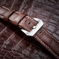 Bracelet de montre en acier inoxydable 304 en gros, boucle à visser, fermoir de montre pour montre intelligente en cuir de luxe, 18 mm, 20 mm, 22 mm, 24 mm, 26 mm