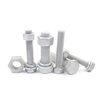 Ventes directes d'usine chinoise Din933/931 Écrous hexagonaux extérieurs de taille standard et boulons à tête hexagonale