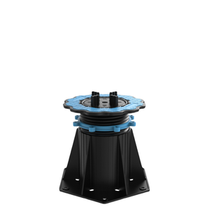 Support de terrasse réglable amélioré, base de support de terrasse avec anneau de <span class=keywords><strong>fixation</strong></span>, support de poutre de plancher noir - Product Image 4