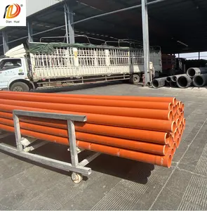 Elektrische Kommunikation leitung Günstige farbige PVC-Rohr Fabrik Großhandel 20mm 25mm 32mm 40mm 110mm Orange Weiß OEM Custom ized