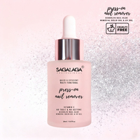 SAGALAGA Dissolvant de colle pour faux ongles sous marque privée, en gros, professionnel, 20ml avec compte-gouttes