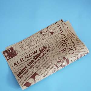 Custom logo Printed <b>Wax</b> <b>Paper</b> Food Grade Grease Proof Sandwich <b>Paper</b> - Product Image 6