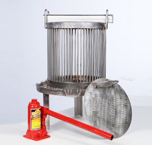 Presse à <span class=keywords><strong>miel</strong></span> en acier inoxydable avec cadre et vérin hydraulique Vente en gros - Product Image 1