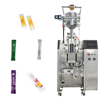 Machine d'emballage verticale entièrement automatique à colonne unique pour liquides, idéale pour les bâtonnets d'aliments pour chats, le lait concentré, le miel, la gelée