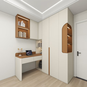Armoire de Chambre Moderne Sur Mesure, Autoportante, Durable et Écologique avec Coiffeuse Personnalisée pour Familles et Villas - Product Image 4