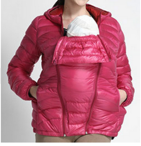 Personalizzato Mama babywearing elemento portante di bambino di alta qualità cappotto/<span class=keywords><strong>giacca</strong></span> con tasca hoody - Product Image 1