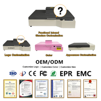 Oven DTF Otomatis Baru Kompatibel Epson untuk Desktop A3/A4 110V/220V 35x50cm, Pengering Film Pemanas, Transfer, Printer Kertas Multiwarna