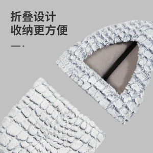 Cama redonda para gatos, de mármol gris, gruesa y cálida, para gatos medianos - Product Image 3