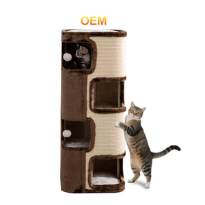 Cute Smart CPC290044 B2B Custom 5-Level All-in-One Tower <b>Sleeper</b> Compact Design Sisal Scratcher All Seasons CUT - Product Image 3