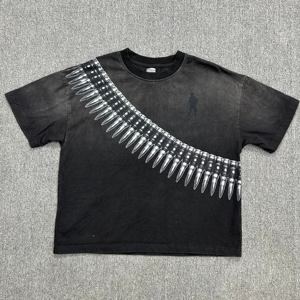 เสื้อยืดคอกลมทรงบ็อกซี่พิมพ์ลายโลโก้ด้วยเทคนิค DTG แขนสั้น ผ้าฝ้าย 100% 250GSM เสื้อสเวตเชิ้ตผู้ชายแบรนด์ <span class=keywords><strong>Slum</strong></span> - Product Image 1