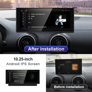 Écran de navigation GPS multimédia pour voiture AUDI Q2 (2018-2021) avec lecteur vidéo, Android 13, 8 cœurs, Carplay, prix usine STWEI, 10,25 pouces - Product Image 3