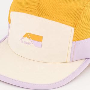 Gorras de <span class=keywords><strong>Trail</strong></span> Running Personalizadas, Ligeras, Transpirables, de Nailon Reciclado y Poliéster, de 7/8 Paneles, de Secado Rápido, Gorra de Campamento de 5 Paneles para Hombre y Mujer - Product Image 3