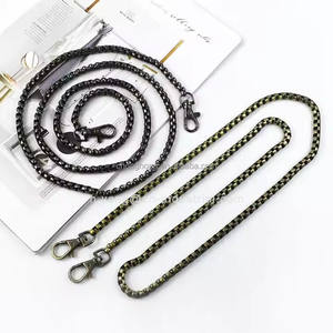 Chaîne <span class=keywords><strong>de</strong></span> remplacement pour sac à main DIY, 120 cm, chaîne décorative tendance pour sac à bandoulière, chaîne en métal pour sac à main - Product Image 5