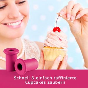 Juego de Cocina: Cortador y Rellenador de Cupcakes de Silicona Circular Perforado para Pan, Pasteles y Muffins - Product Image 2