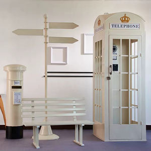 Vendita calda antico London telefono cabina telefonica per decorazione esterna London cabina telefonica decorazione - Product Image 4