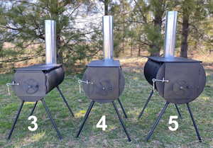 Oferta de Invierno: Estufa de Leña Plegable de Chapa Laminada en Frío para Exteriores, Calefacción para Tiendas de Campaña, Casete de 9 kg, para Picnic y Hogar, Venta al por Mayor - Product Image 3