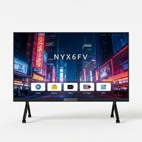 Tableau blanc interactif tout-en-un avec écran tactile intelligent 4K UHD avec rétroéclairage Mini-LED et double système d'exploitation, montage mural pour les réunions d'affaires