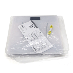 Báscula Digital Cuadrada Personalizada de Vidrio Templado de 26x26cm, <span class=keywords><strong>Blanca</strong></span>, Sublimable, Imprimible, con Bandeja, Funciona con Batería - Product Image 4