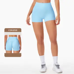 Shorts de yoga taille haute pour femmes en gros shorts de sport serrés