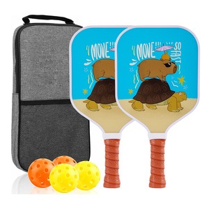 Ensemble de pickleball pour enfants, raquettes en fibre de verre avec balles et sac de transport pour le jeu en plein air - Product Image 3