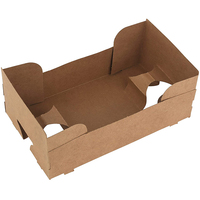Plateau en carton pour aliments et boissons, ustensile de cuisine cuisine cuisine et boisson, facile à transporter, Hamburger chaud, frites, Soda, sandwichs