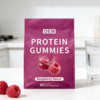 Gummies de collagène végétalien OEM avec biotine et kératine pour cheveux, peau et ongles – Gommes de biotine et collagène
