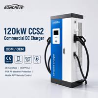 Station de recharge rapide pour véhicules électriques EONDRIVE OCPP 1.6 CCS2 120 kW DC, chargeur commercial IP54 pour la recharge des VE