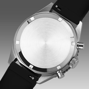 นาฬิกาควอตซ์ <span class=keywords><strong>VK61</strong></span>สแตนเลส10 ATM กันน้ำปรับแต่งโลโก้ได้ MOQ ต่ำ50ชิ้นต่อสีสำหรับผู้ชาย - Product Image 5