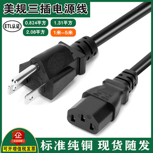 Ac Power Cord Nema To Iec Copper 110-125V Computer Use - Product Image 4