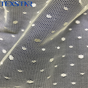 100% Polyester <span class=keywords><strong>jacquard</strong></span> Dot vải lưới vải với kích thước khác nhau Dot cho trang phục, muỗi <span class=keywords><strong>Net</strong></span> - Product Image 5