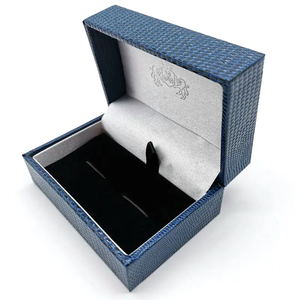 Caja de regalo de gemelos de cuero Pu personalizada de alta calidad - Product Image 5