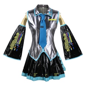 Traje de <span class=keywords><strong>cosplay</strong></span> de <span class=keywords><strong>Hatsune</strong></span> <span class=keywords><strong>Miku</strong></span> 2026: Disfraz de actuación de <span class=keywords><strong>Hatsune</strong></span> VOCALOID con traje de fórmula - Product Image 3