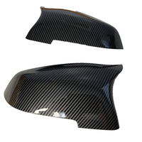 Cubiertas Decorativas para Espejos Retrovisores Laterales JDMotorsport88 con Aspecto de Fibra de Carbono en ABS para BMW Serie 5 F10 F18 2014-2017