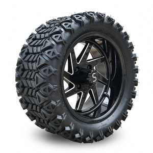 SRGCTW-420 <b>Golf</b> Cart 22x10-14 23x10.5-14 4 Ply Tire and 14 Inch Wheel Assembly - Product Image 2