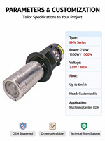 Pompe centrifuge multi-étages verticale H4V60 haute pression pour liquide de refroidissement CNC, destinée aux centres d'usinage par électroérosion, perçage, taraudage et convoyeur de copeaux de fer