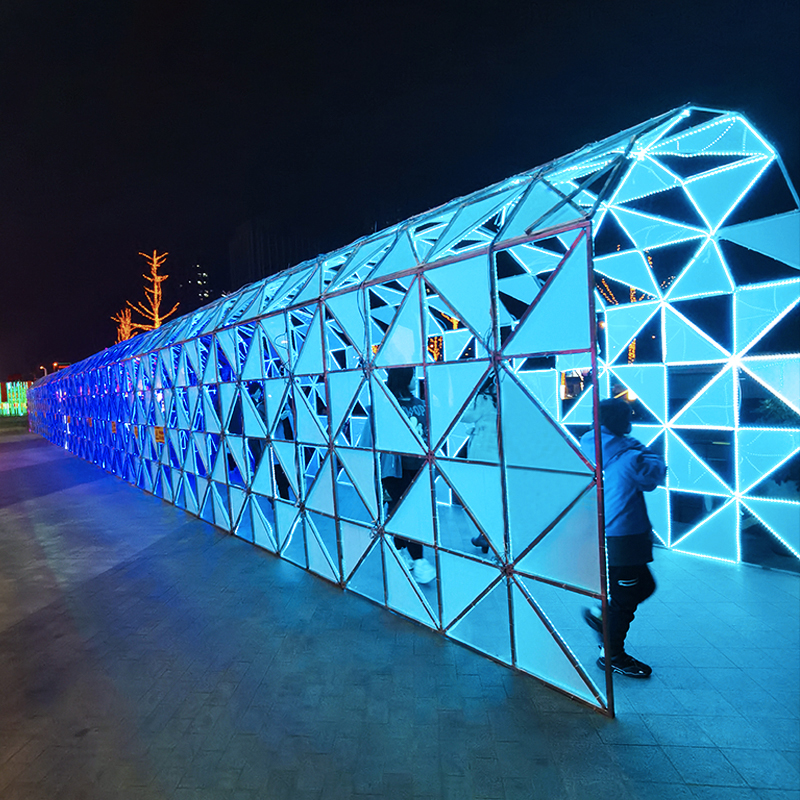 Christmas Decoration Party Light Corridor Arch Light Large Decoration Tunnel Led Out Door Light