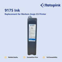 Encre à solvant Ratopink 9175, Remplacement pour imprimante CIJ Markem-Imaje