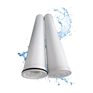 Elemento de filtro de carbón plisado de alto flujo para sistema de filtro de agua por ósmosis inversa - Product Image 1