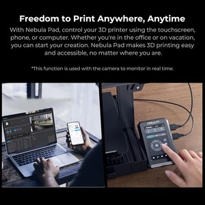 Creality Nebula Smart Kit 4.3 Inch Touch Screen <b>with</b> <b>Camera</b> Plastic for 3D <b>Printer</b> Remote Monitoring - Product Image 6