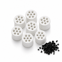 Embouts filtrants en céramique au charbon actif 6 mm, fins et longs, avec noyau en charbon de coco, filtres jetables pour le tabac à rouler
