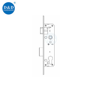 Serrure <span class=keywords><strong>de</strong></span> sécurité à profil étroit pour porte en aluminium, corps <span class=keywords><strong>de</strong></span> serrure <span class=keywords><strong>de</strong></span> haute qualité pour Moyen-Orient, <span class=keywords><strong>quincaillerie</strong></span> pour porte pliante - Product Image 4
