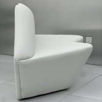 Canapé en cuir synthétique de bonne qualité directement fabriqué en usine Chaises d'attente de salon moderne pour les cheveux, les salons de beauté et les écoles