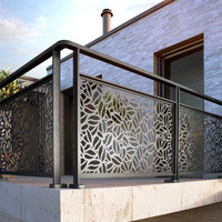 EKOO Fabrikherstellung Zaun Garten Aluminium Lasergeschnittener Kunst-Sichtschutz