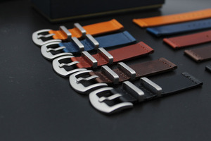 Correa de Reloj de Cuero Genuino Encerado de Primera Calidad con Liberación Rápida, Diseño Moderno, 18mm 20mm 22mm 24mm, Apta para Relojes Inteligentes - Product Image 4