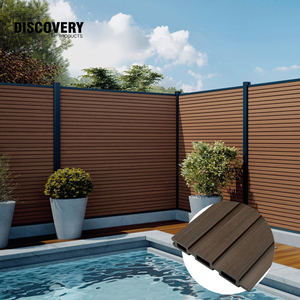 Panneaux de clôture en composite bois-plastique imperméables de 6 pieds pour jardin, matériau d'extérieur pour clôture WPC, vente en gros - Product Image 3