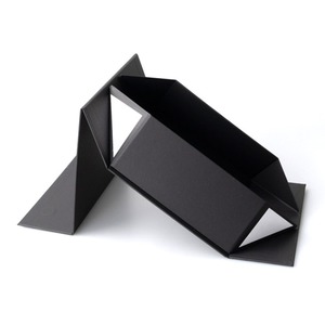 Black flip <b>box</b>, integrated folding <b>box</b>, paper <b>box</b>, cosmetic packaging <b>box</b>, <b>gift</b> <b>box</b> can be customized according to needs - Product Image 2