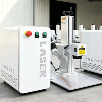 Machine de marquage laser à fibre portable et légère pour gravure couleur sur métal, découpe de bijoux et marquage de claviers