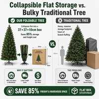 Sapin de Noël artificiel floqué neigeux de luxe de 150 cm, branches réalistes, décorations de Noël d'intérieur