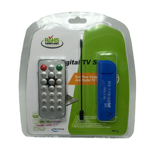 Fantaisie USB 2.0 DVB-T numérique DTS + DAB + FM Tuner Tnt HD Récepteur Bâton <span class=keywords><strong>R820T2</strong></span> - Product Image 6