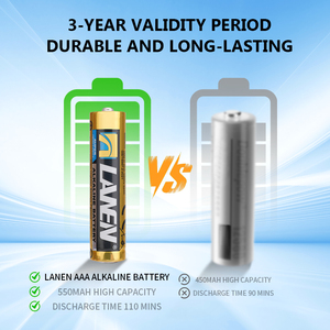 Pilas Alcalinas Industriales AAA de 1.5V Lr03, 110 Minutos de Duración, para Juguetes, Controles Remotos y Electrodomésticos - Product Image 4
